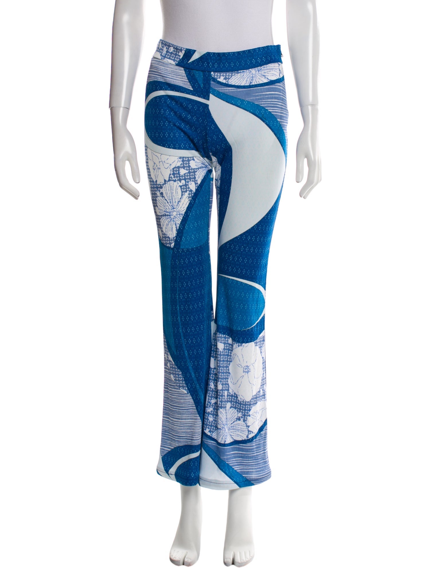 Emilio Pucci Printed Wide Leg Pants