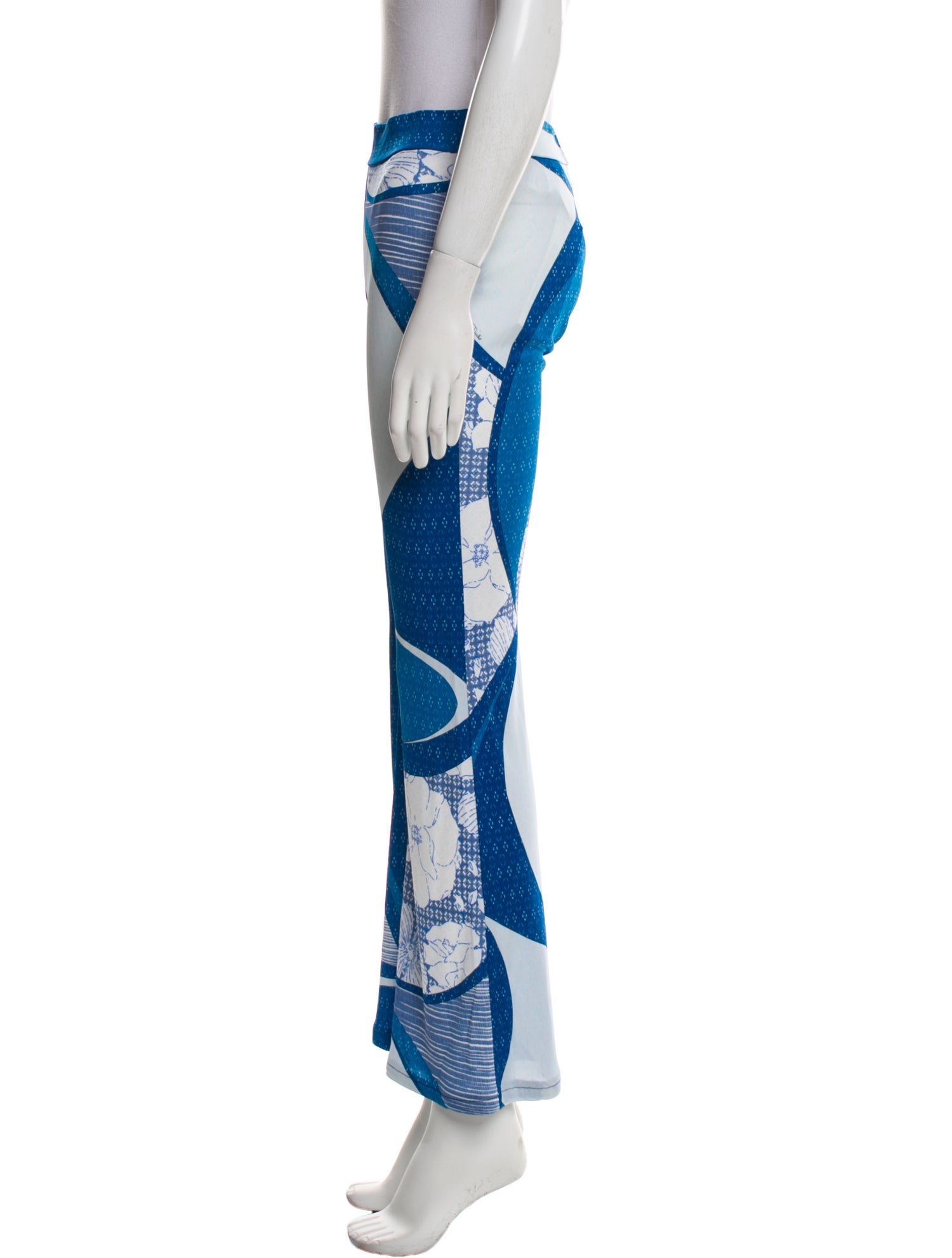 Emilio Pucci Printed Wide Leg Pants