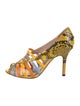 Emilio Pucci Snakeskin Printed Pumps