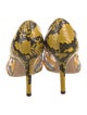 Emilio Pucci Snakeskin Printed Pumps