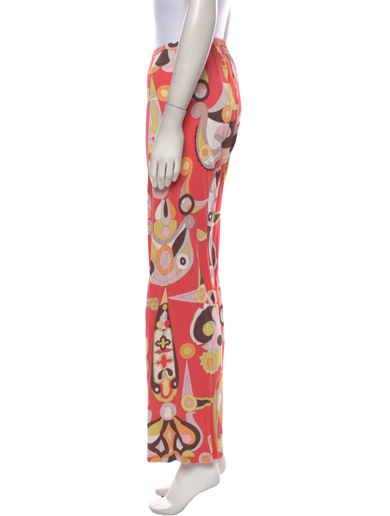 Emilio Pucci Printed Wide Leg Pants