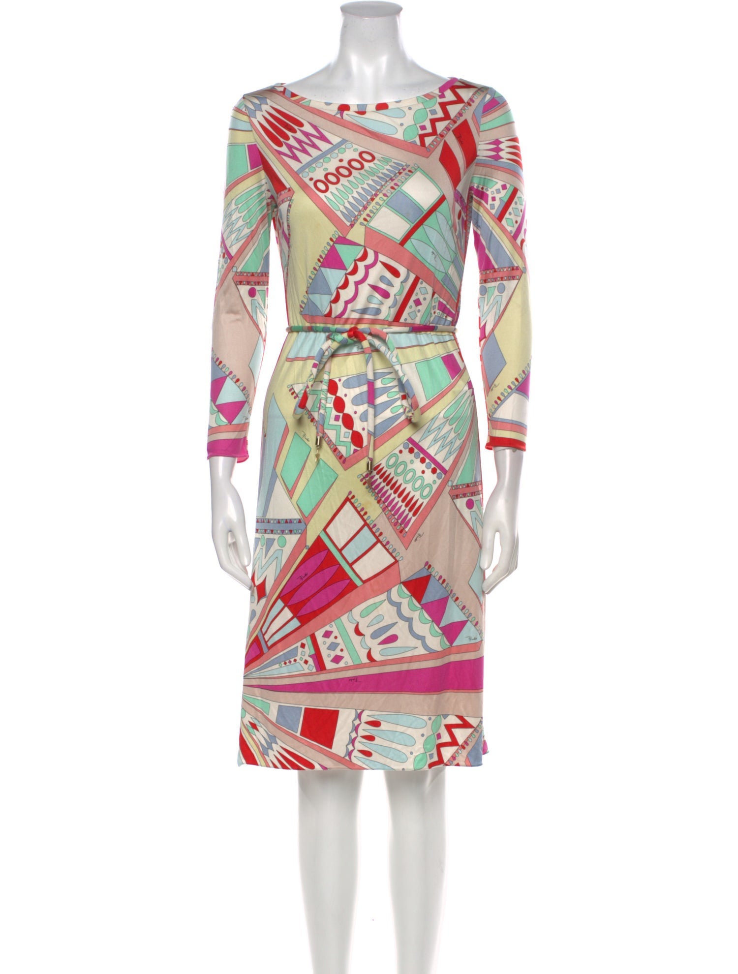 Emilio Pucci Silk Knee-Length Dress