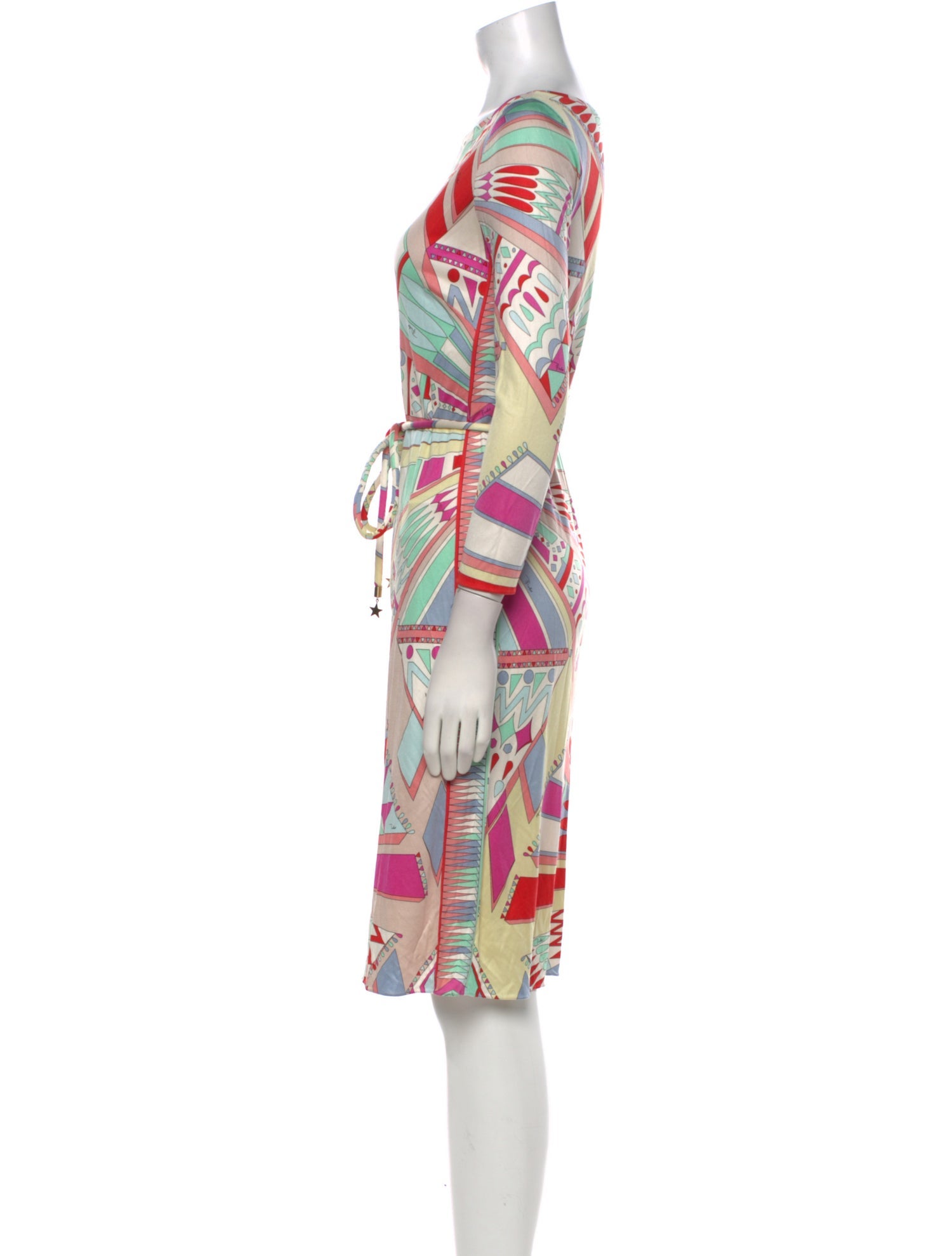 Emilio Pucci Silk Knee-Length Dress