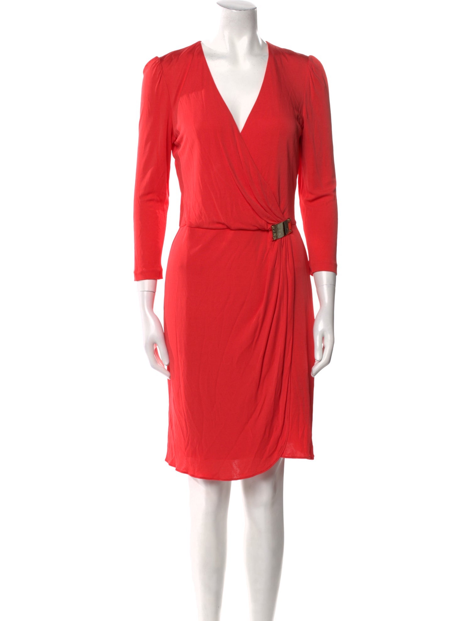 Emilio Pucci V-Neck Knee-Length Dress