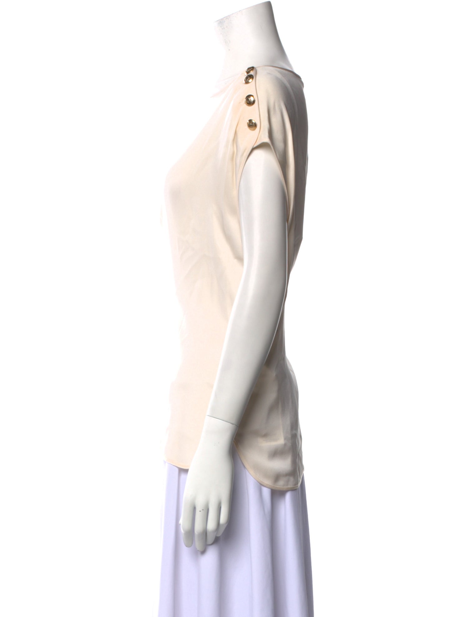 Emilio Pucci Silk Bateau Neckline Top w/ Tags