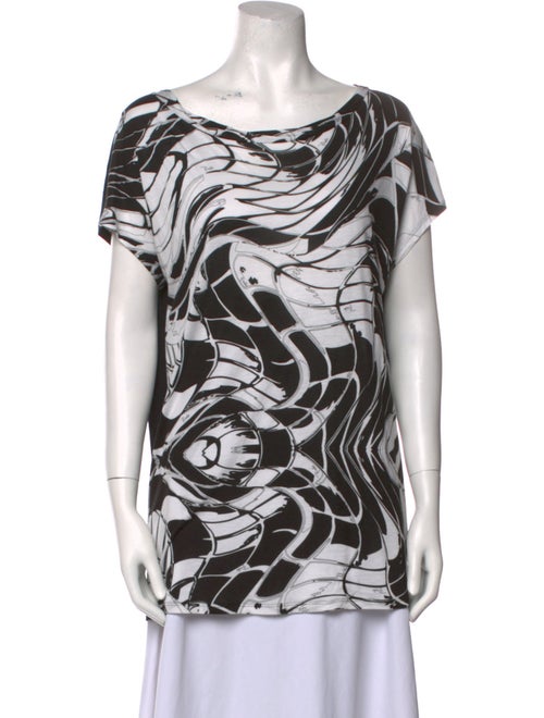 Emilio Pucci Printed Cowl Neck Tunic