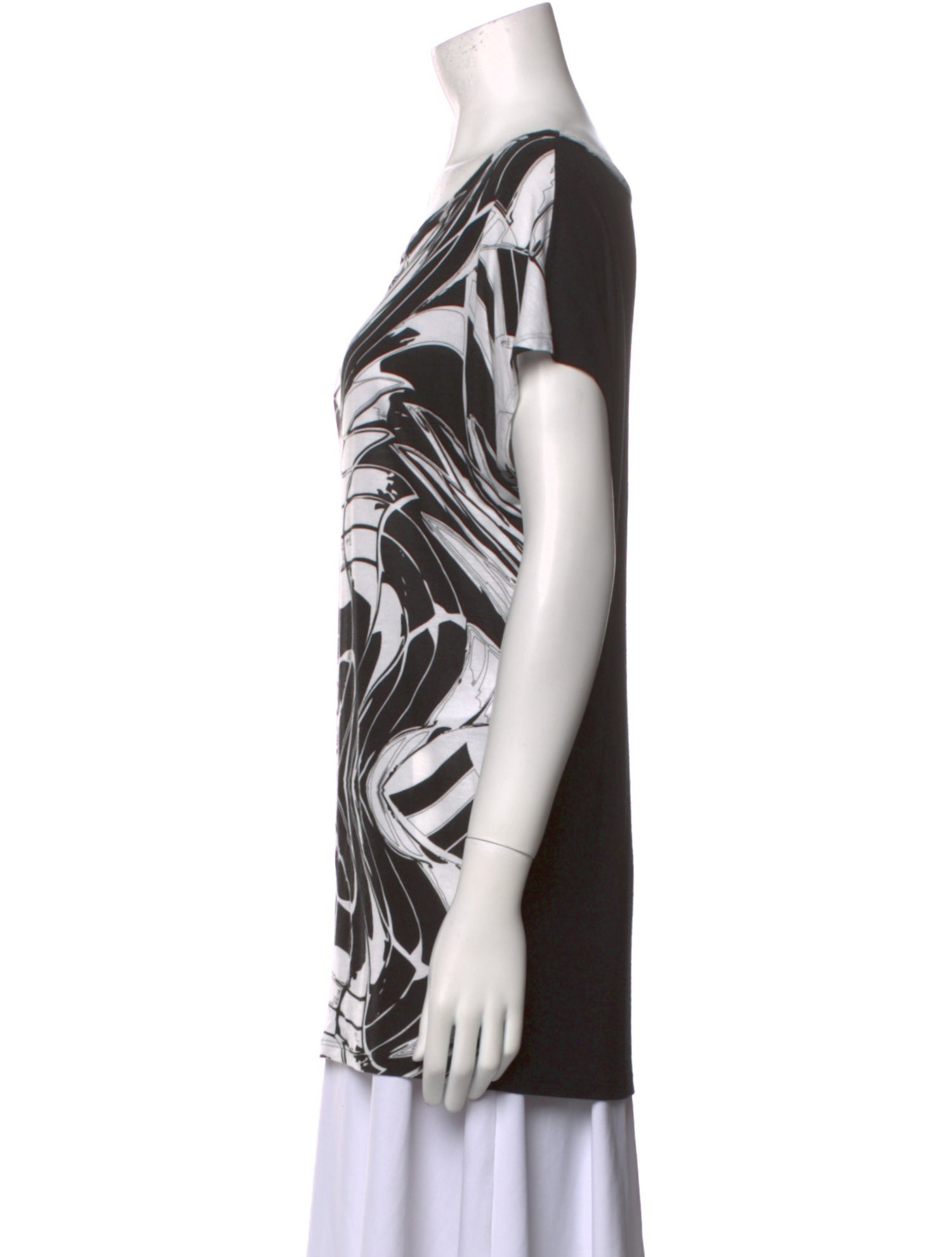 Emilio Pucci Printed Cowl Neck Tunic