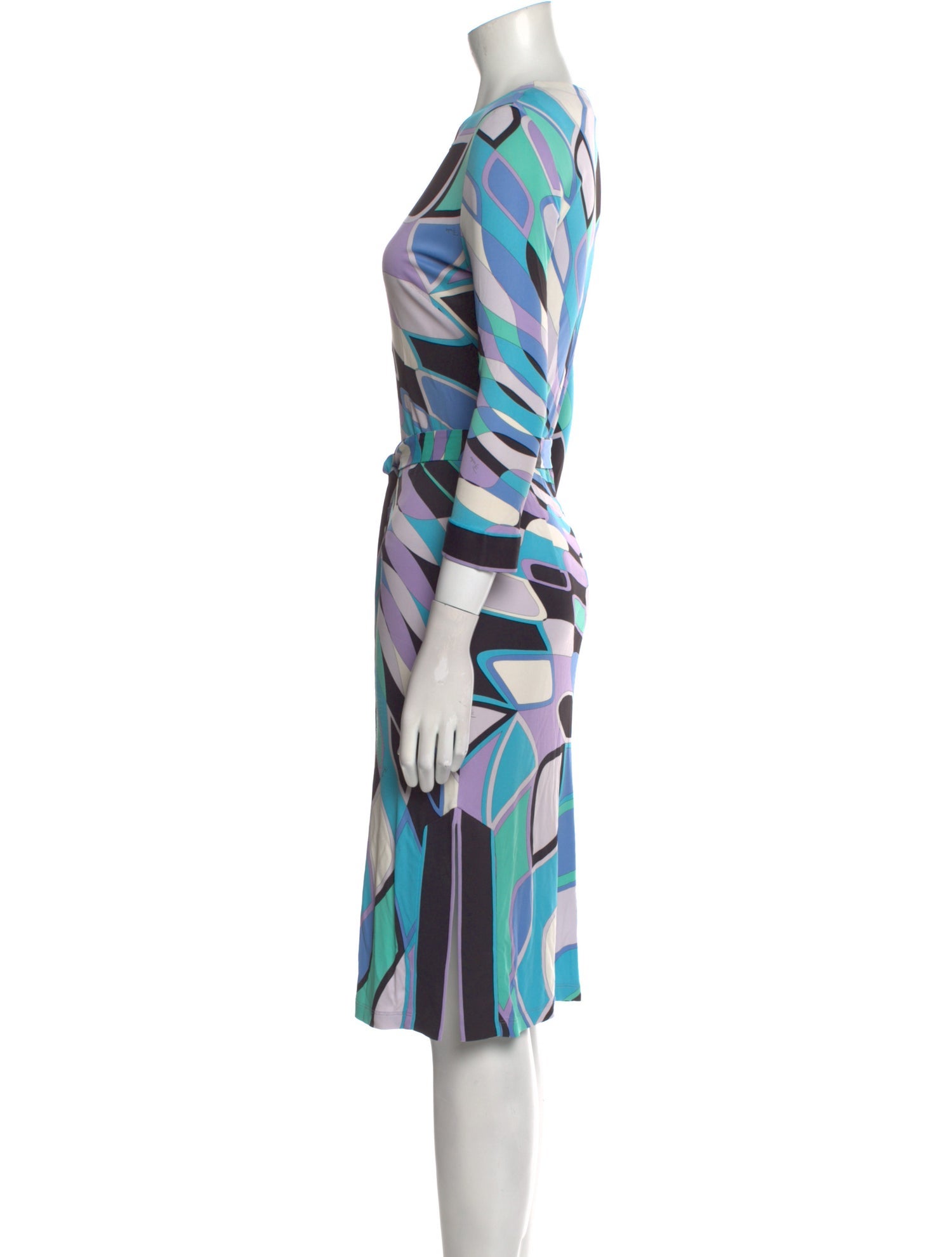 Emilio Pucci Printed Midi Length Dress
