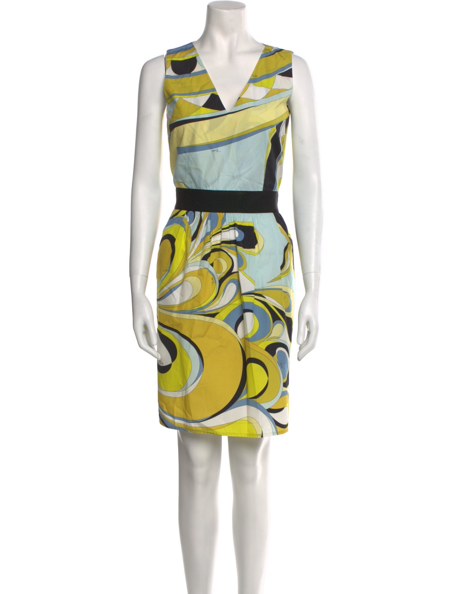 Emilio Pucci Printed Knee-Length Dress