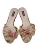 Emilio Pucci Terry Cloth Printed Slides
