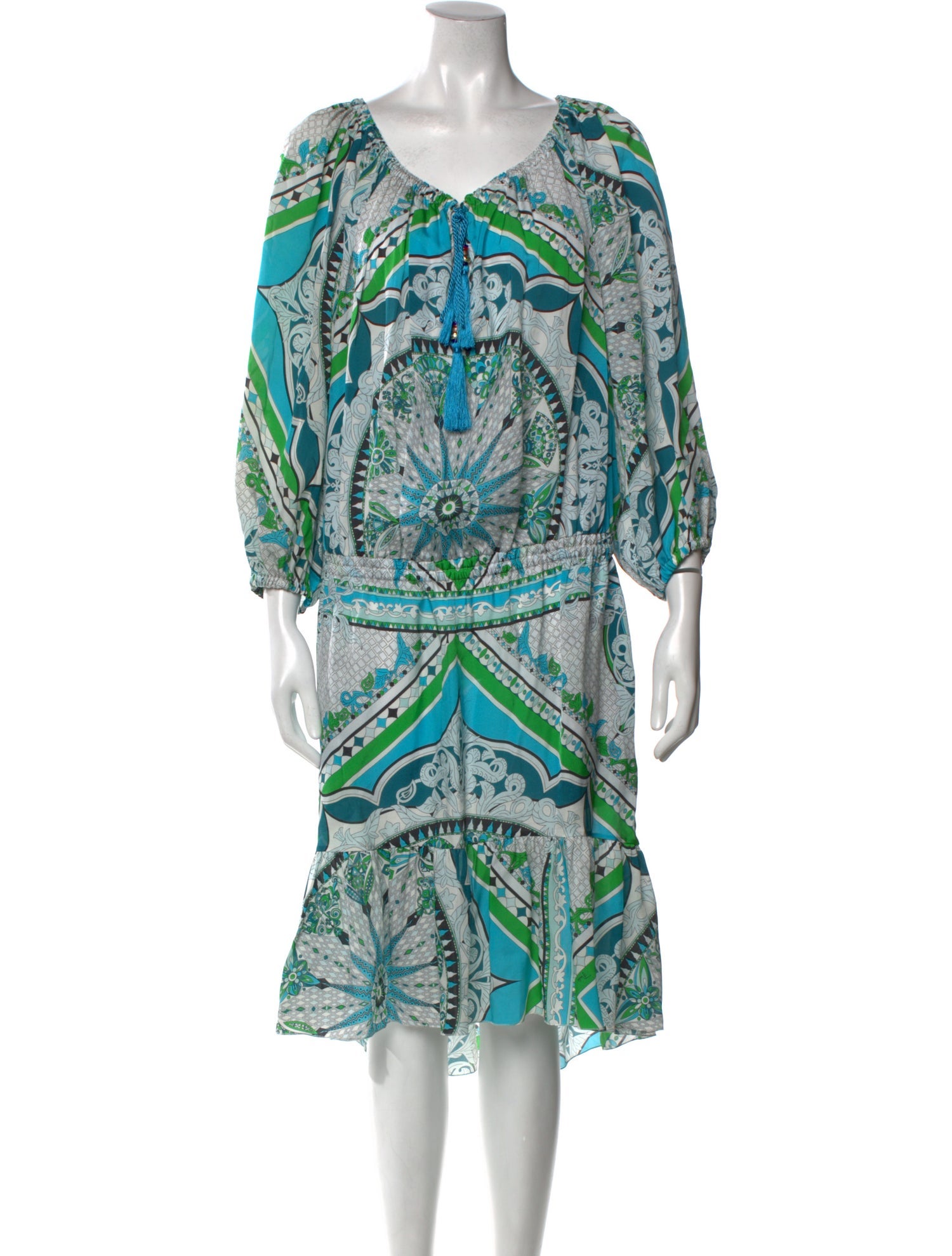 Emilio Pucci Silk Knee-Length Dress