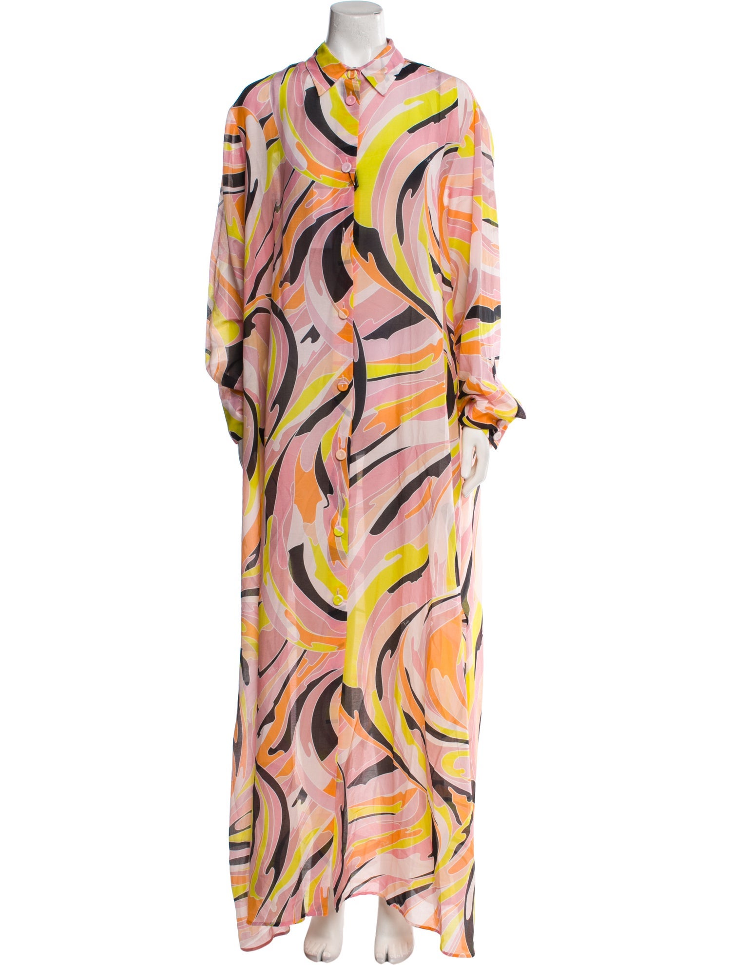 Emilio Pucci Printed Long Dress w/ Tags