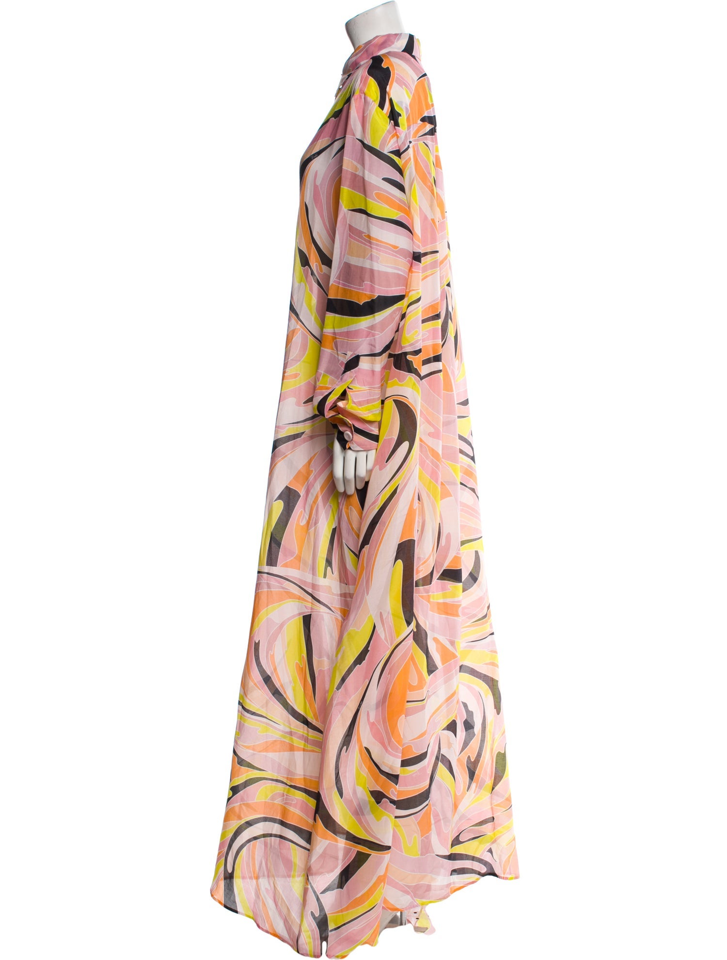 Emilio Pucci Printed Long Dress w/ Tags