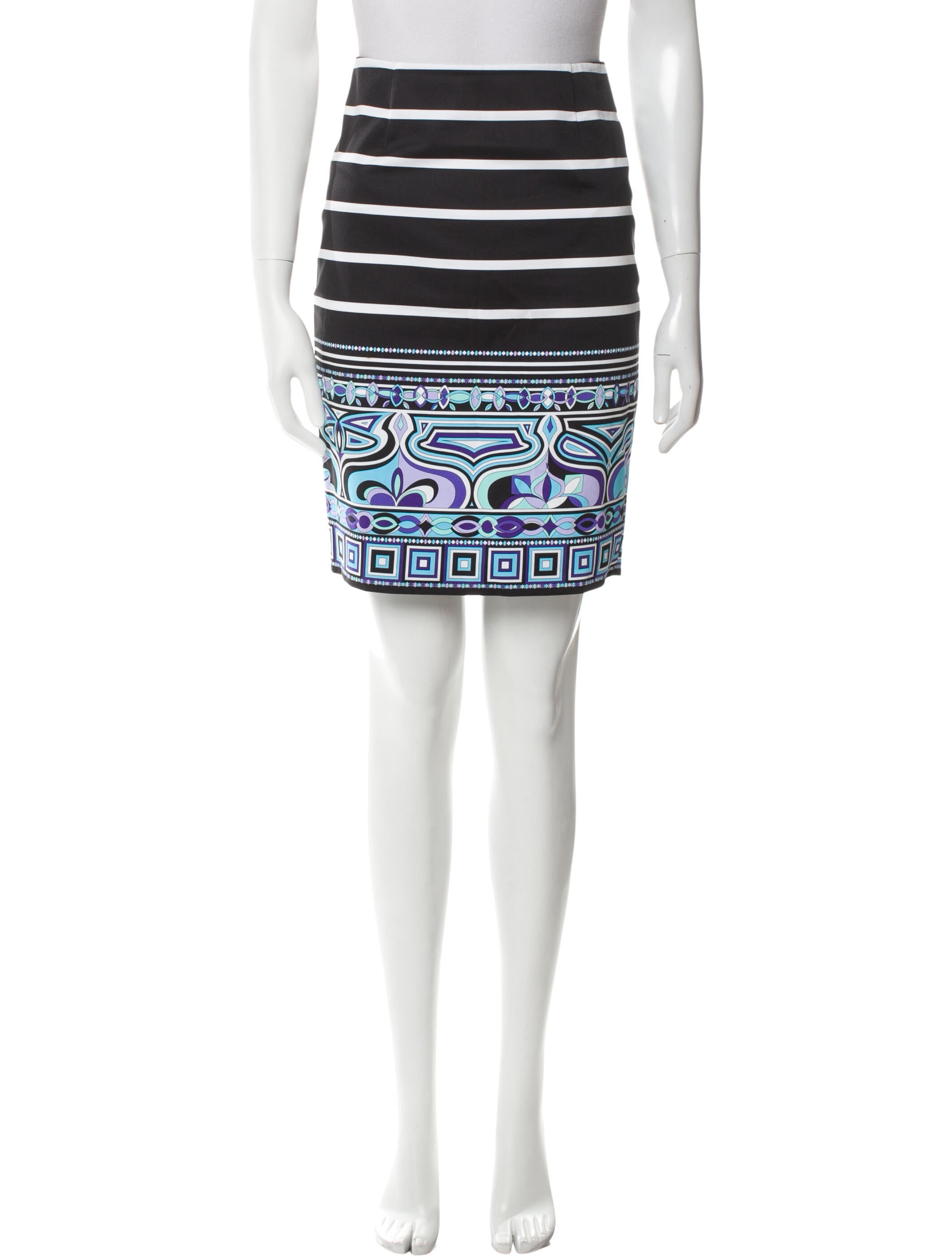 Emilio Pucci Printed Knee-Length Skirt