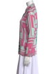 Emilio Pucci Silk Printed Button-Up Top