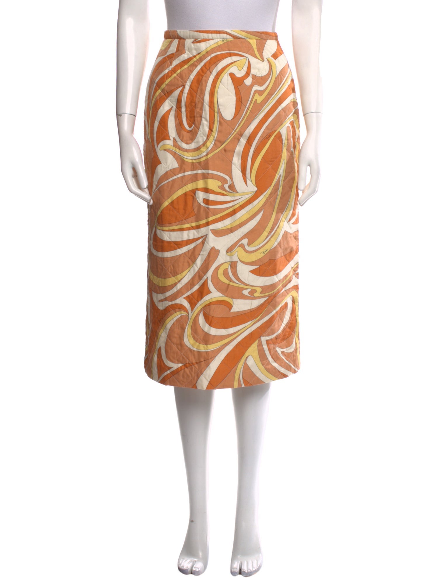 Emilio Pucci Printed Knee-Length Skirt