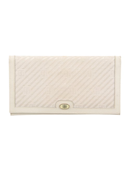 Emilio Pucci Canvas Continental Wallet