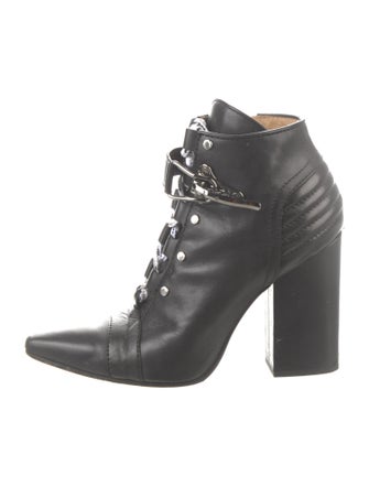 Emilio Pucci Leather Lace-Up Boots