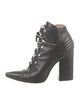 Emilio Pucci Leather Lace-Up Boots