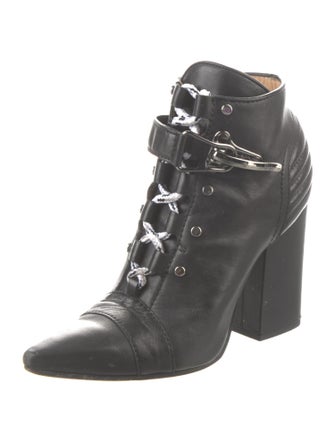 Emilio Pucci Leather Lace-Up Boots