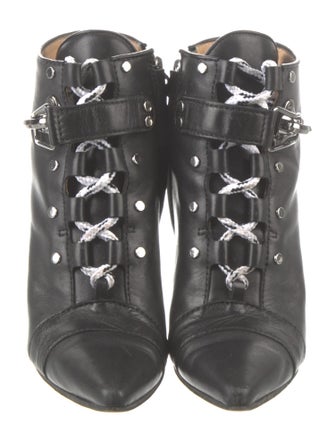 Emilio Pucci Leather Lace-Up Boots