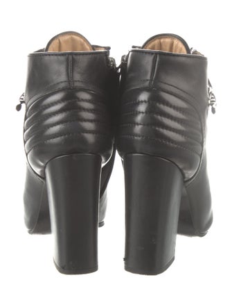 Emilio Pucci Leather Lace-Up Boots