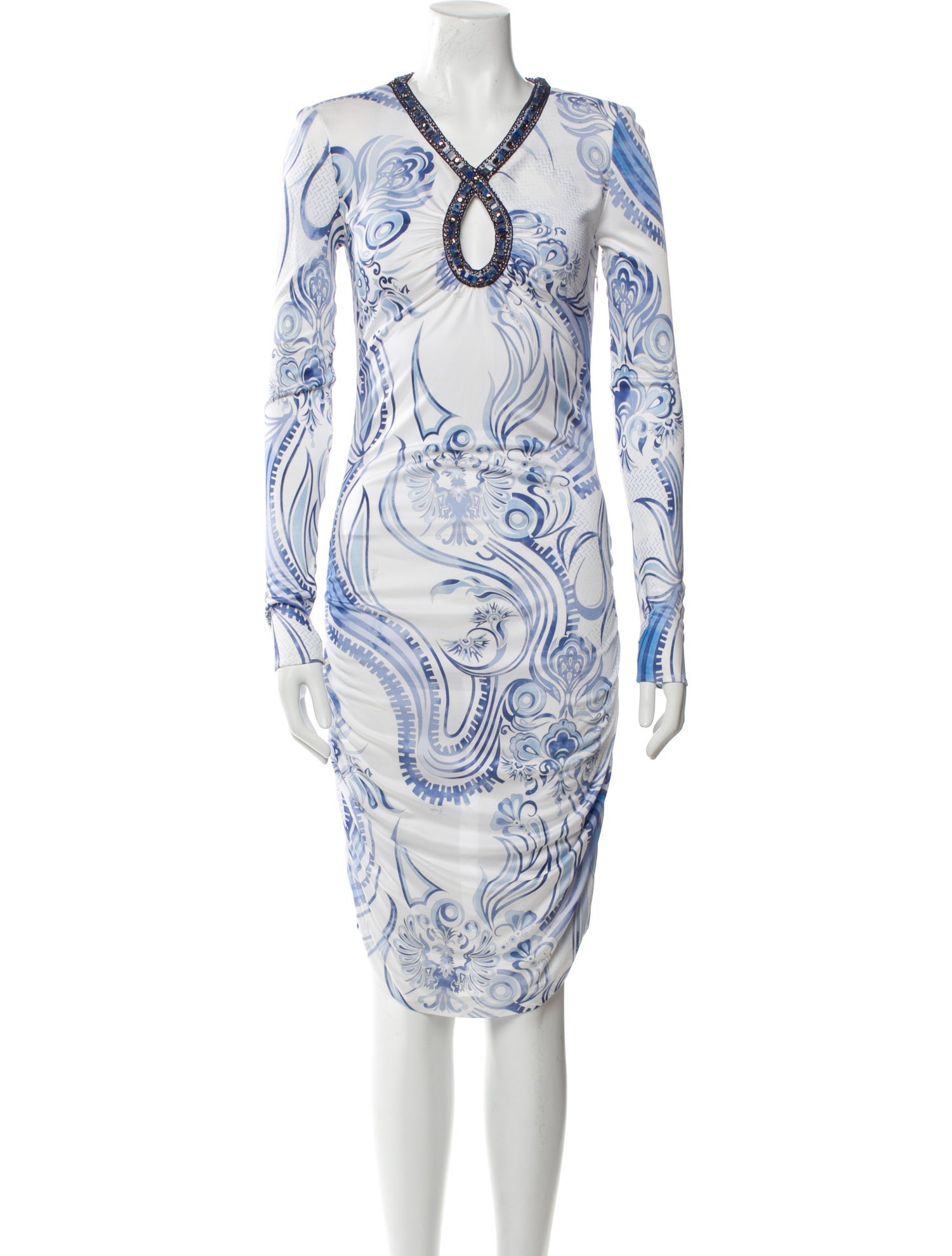 Emilio Pucci Printed Knee-Length Dress