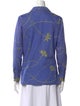 Emilio Pucci Printed Long Sleeve Button-Up Top