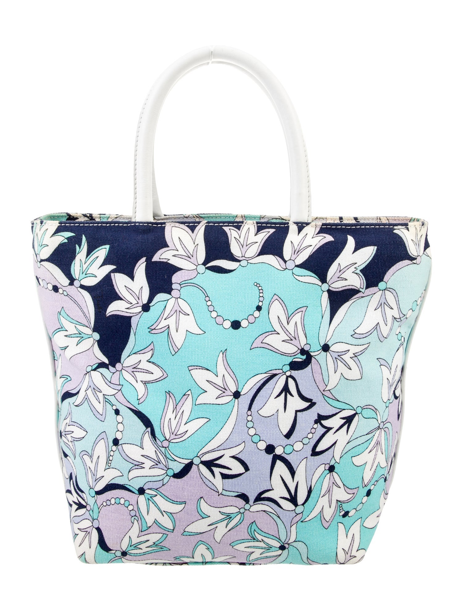 Emilio Pucci Canvas Top Handle Bag