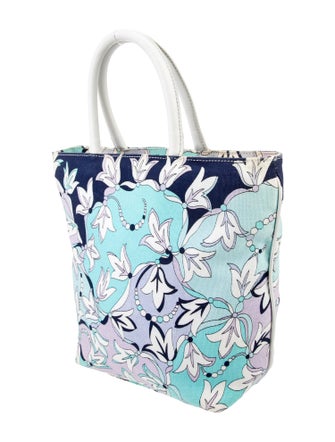 Emilio Pucci Canvas Top Handle Bag