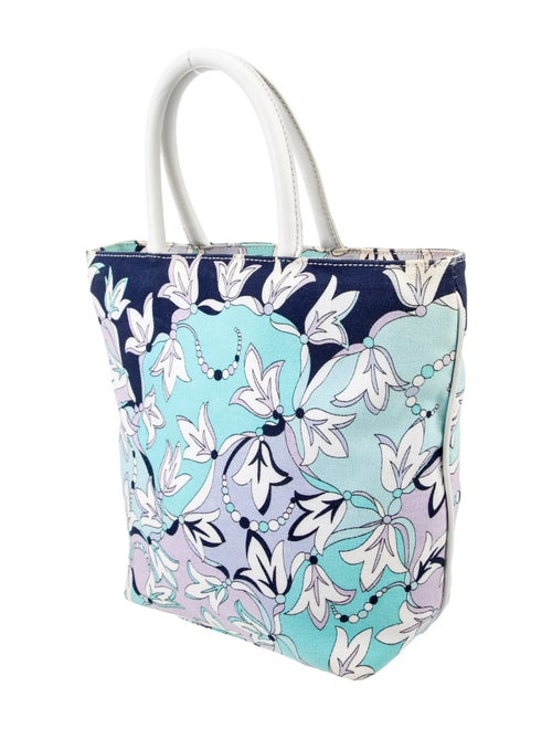 Emilio Pucci Canvas Top Handle Bag
