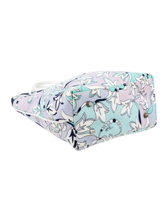Emilio Pucci Canvas Top Handle Bag