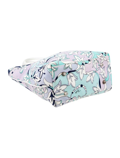 Emilio Pucci Canvas Top Handle Bag