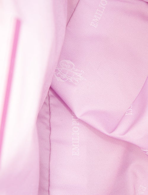 Emilio Pucci Canvas Top Handle Bag