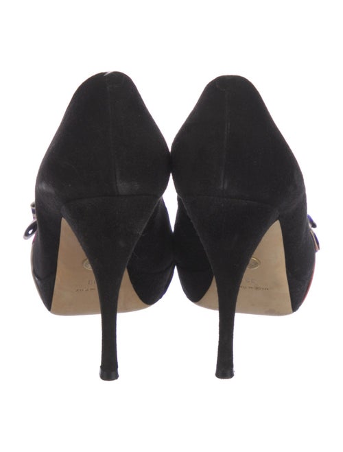 Emilio Pucci Suede Printed Pumps