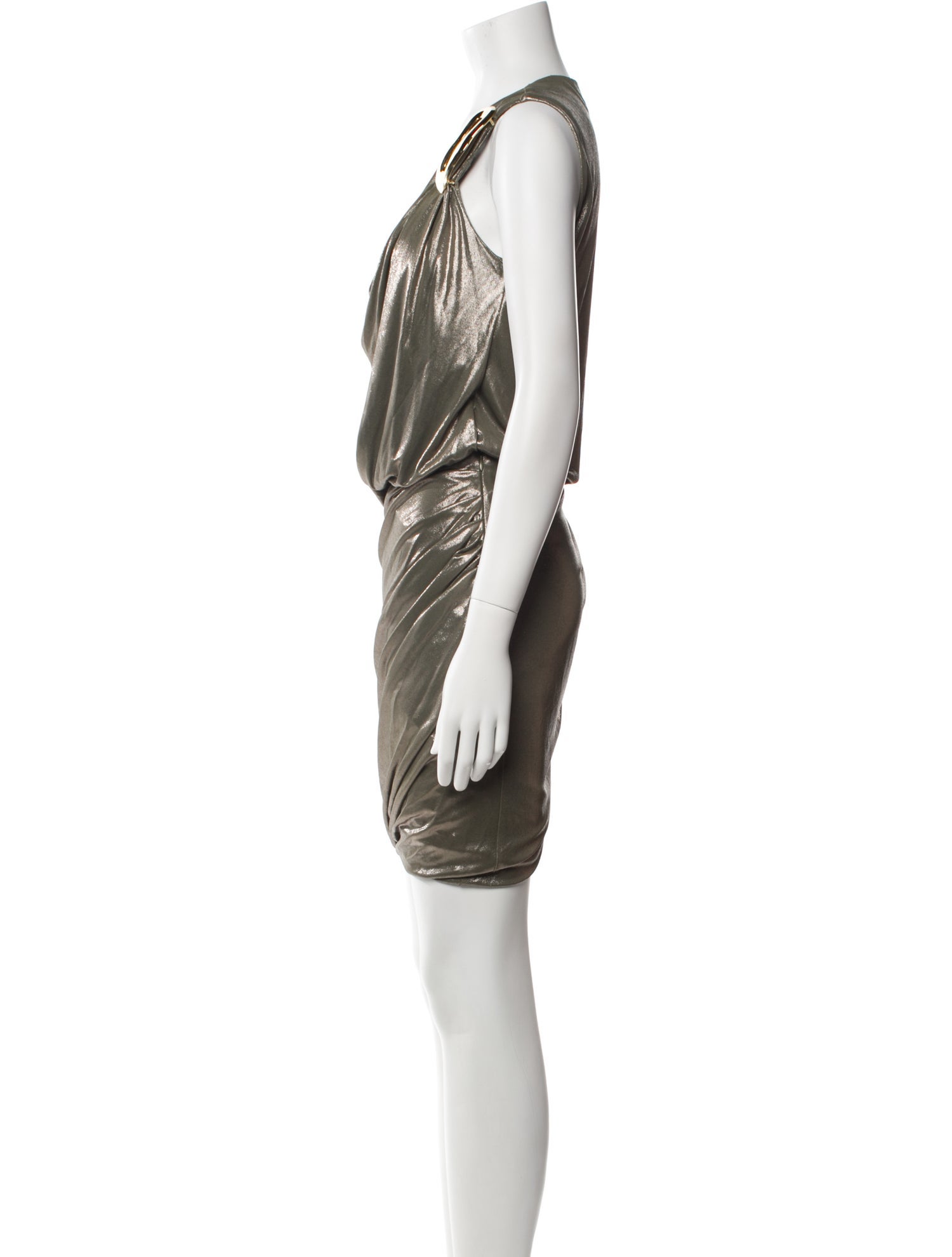 Emilio Pucci Cowl Neck Knee-Length Dress