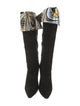 Emilio Pucci Suede Printed Boots