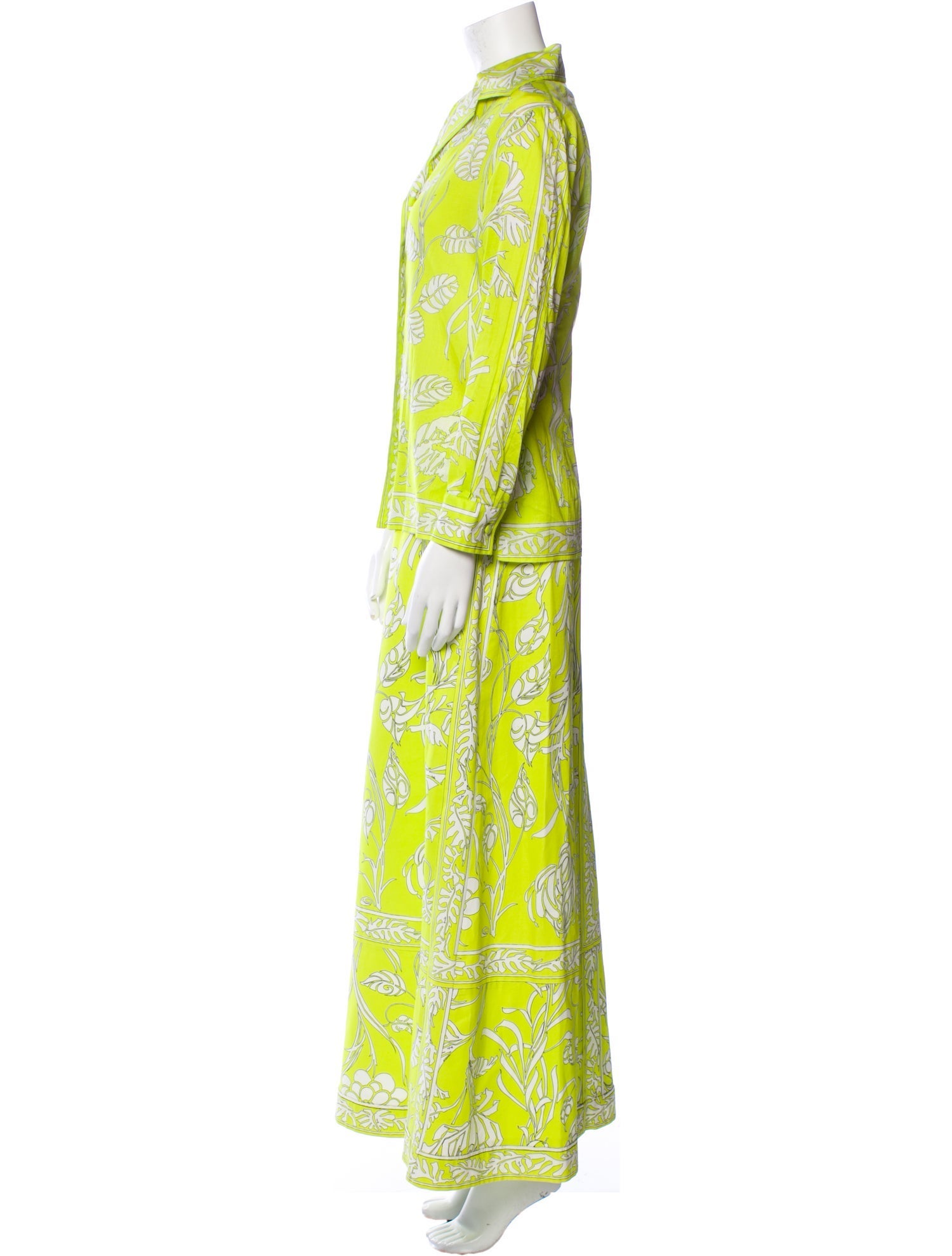 Emilio Pucci Printed Skirt Set
