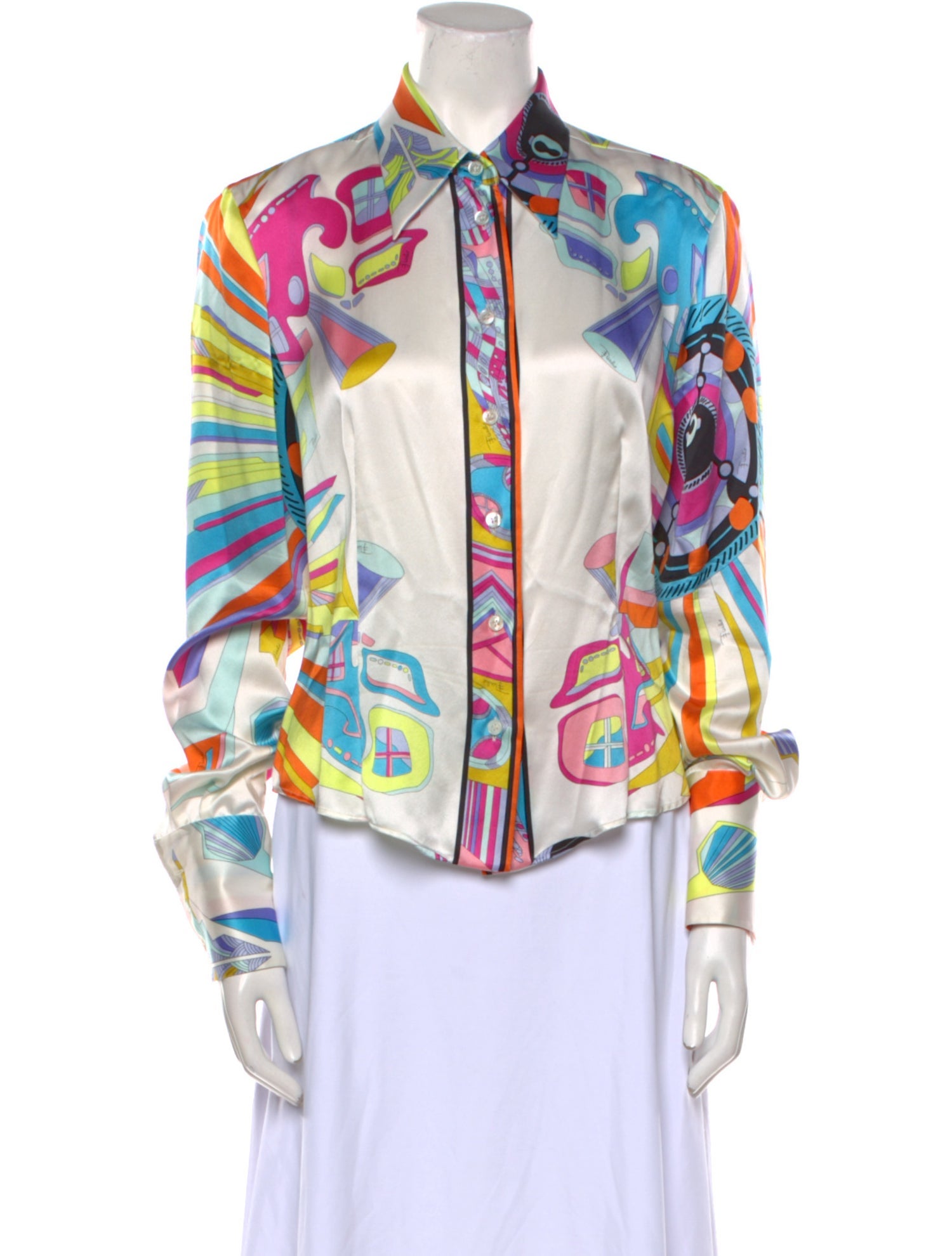 Emilio Pucci Vintage 2000's Button-Up Top