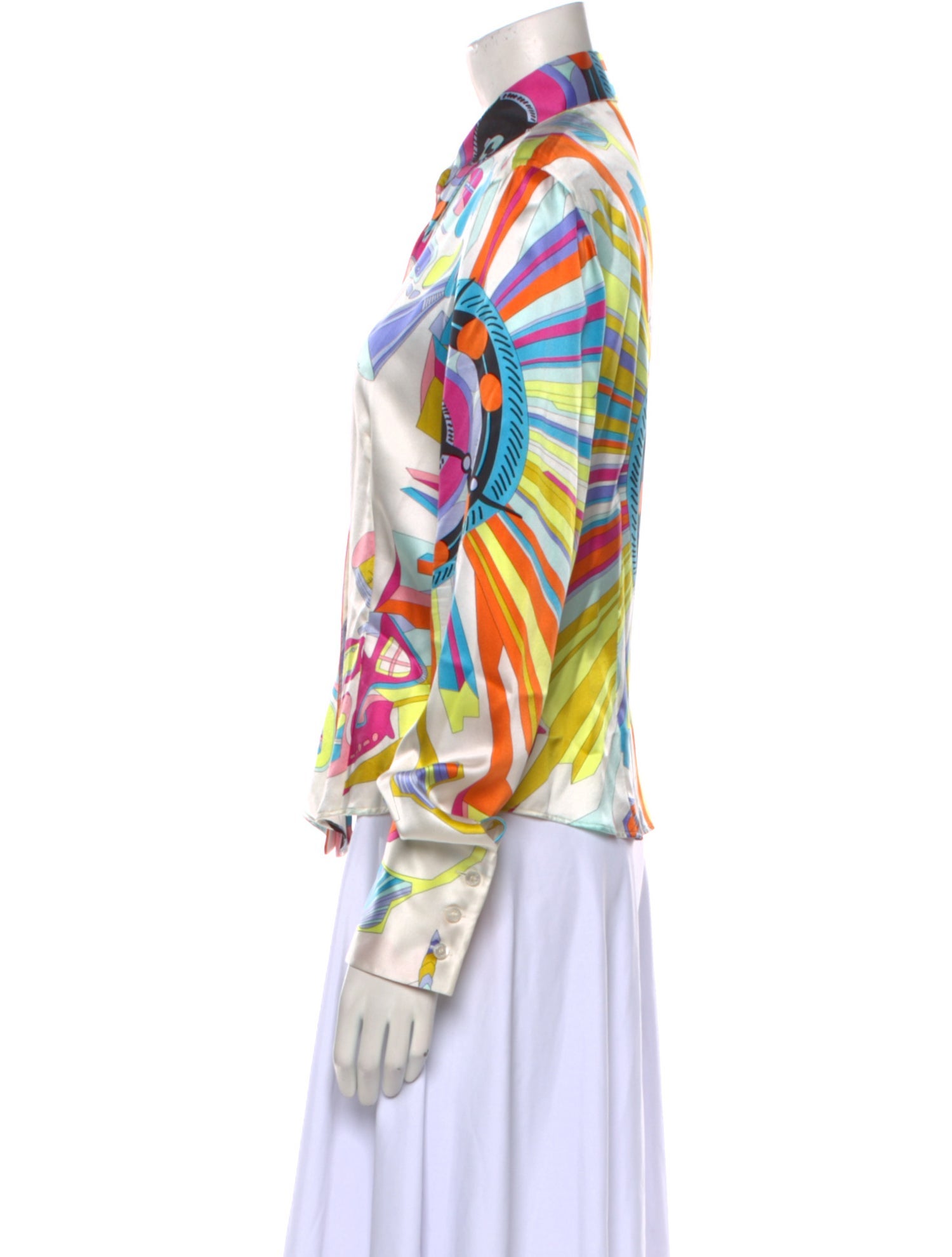 Emilio Pucci Vintage 2000's Button-Up Top