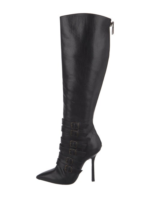 Emilio Pucci Leather Lace-Up Boots
