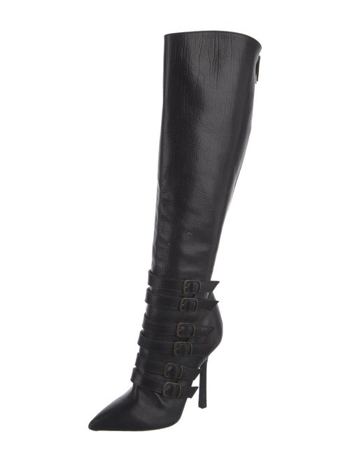 Emilio Pucci Leather Lace-Up Boots