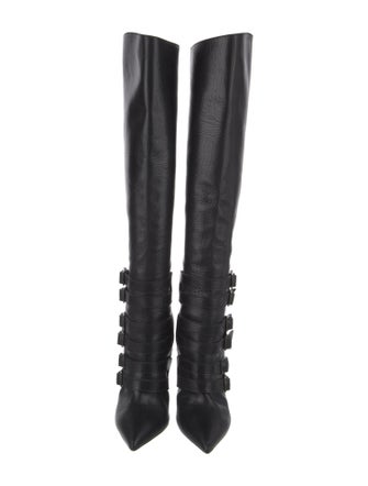 Emilio Pucci Leather Lace-Up Boots