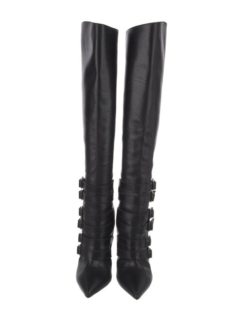 Emilio Pucci Leather Lace-Up Boots
