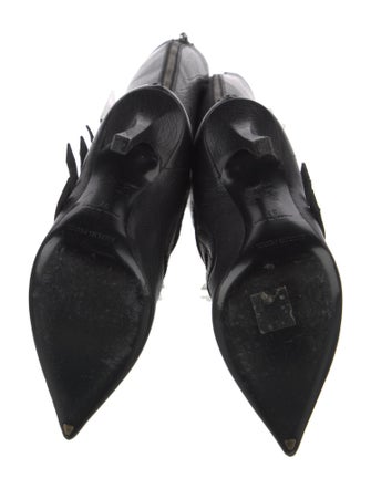 Emilio Pucci Leather Lace-Up Boots