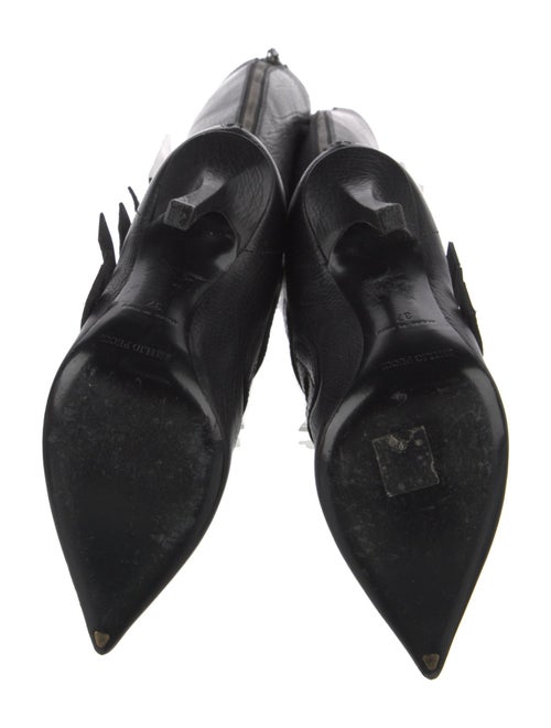 Emilio Pucci Leather Lace-Up Boots