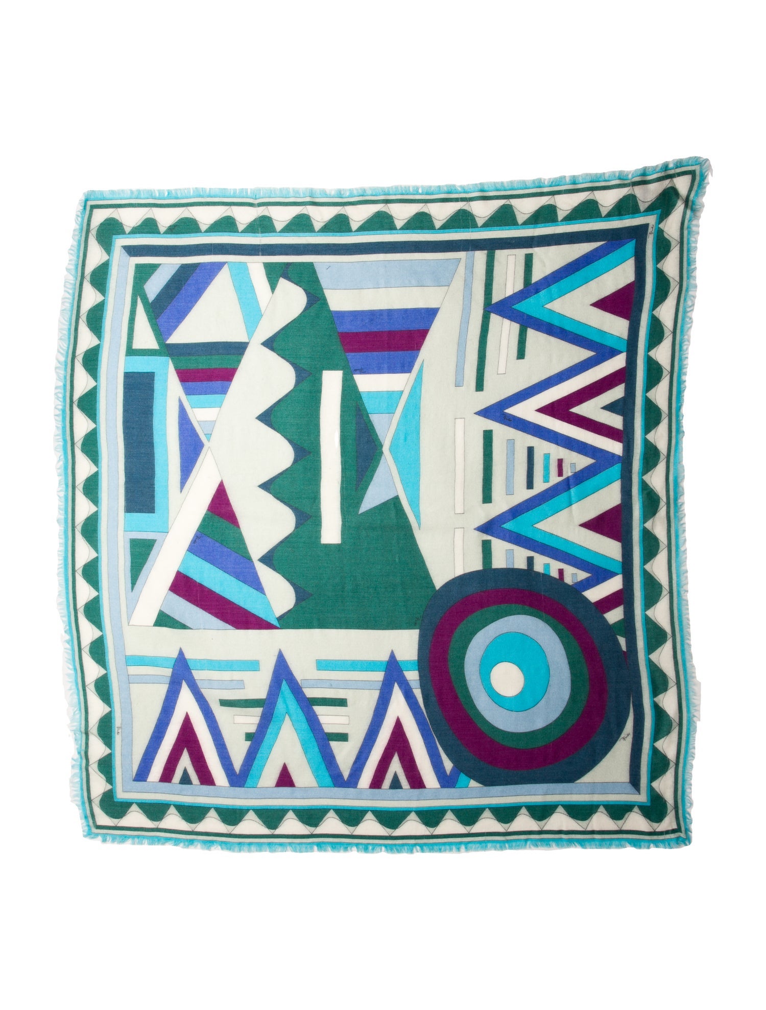 Emilio Pucci Silk Printed Scarf