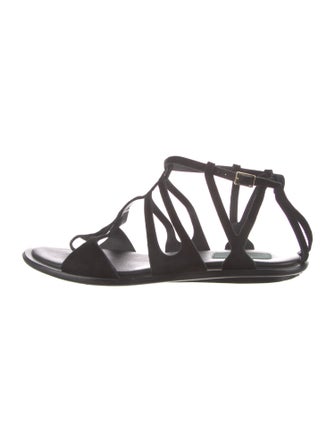 Emilio Pucci Suede Gladiator Sandals