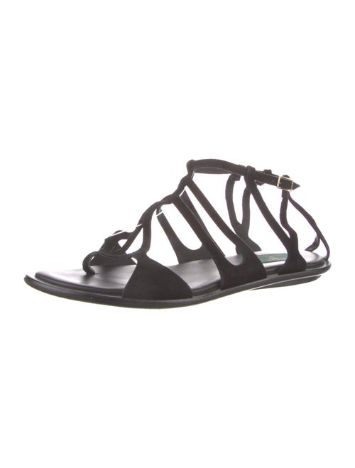Emilio Pucci Suede Gladiator Sandals