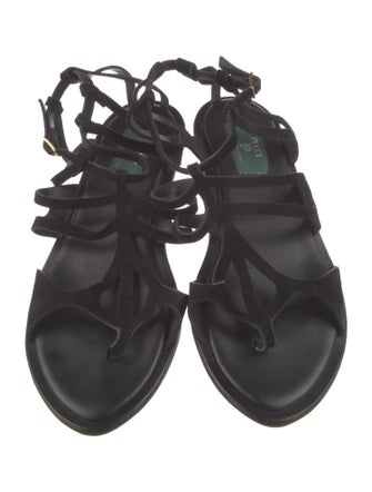 Emilio Pucci Suede Gladiator Sandals